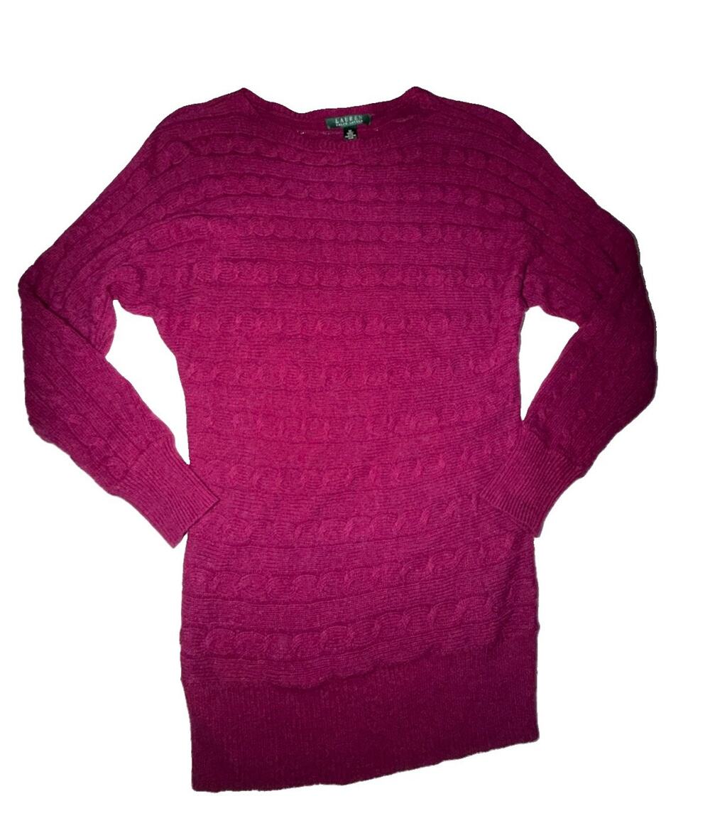 Lauren Ralph Lauren Women’s Red Long Sleeve Sweater Top Medium